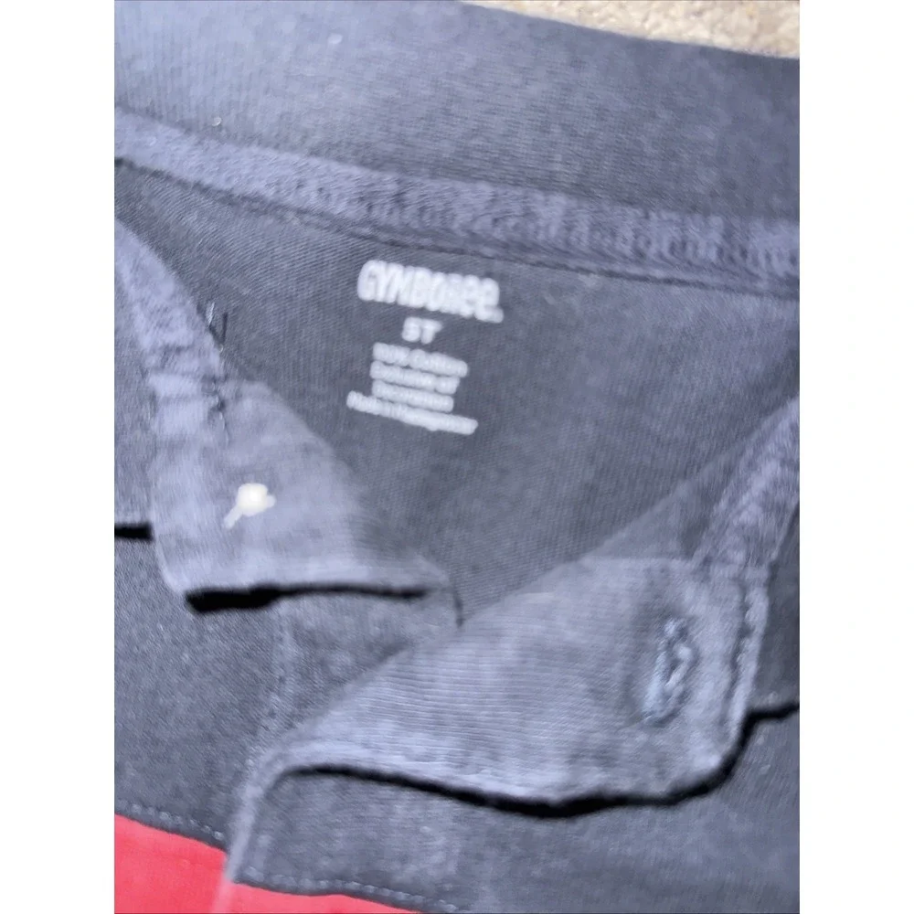 Gymboree boys SKATE LEGEND navy blue short sleeve polo top 2009 tee monkey 5T‎